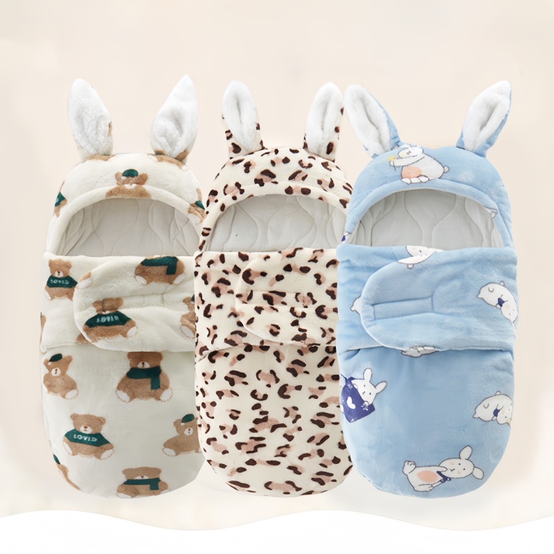Baby Newborn Warm Animal Print Sleeping Bag