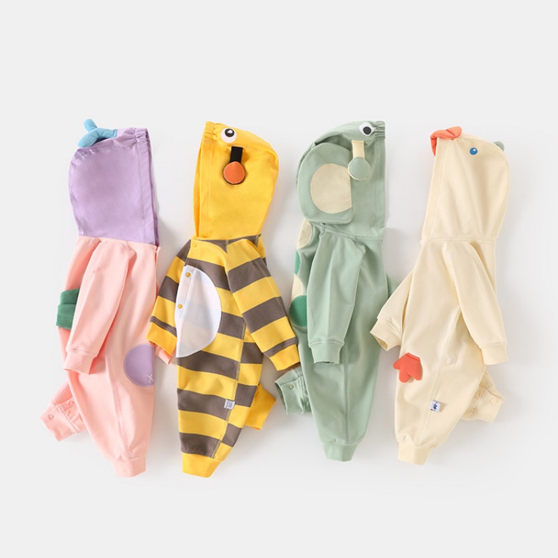 Baby Newborn Animal Hooded Romper 