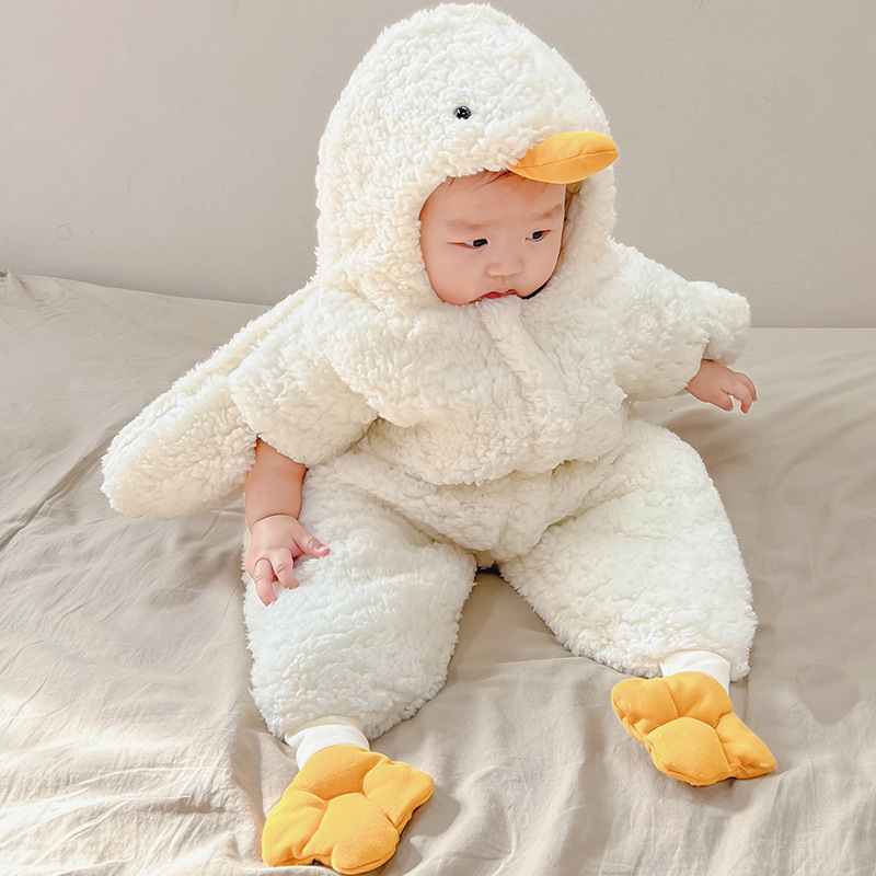 Baby Warm Animal Penguin  Romper
