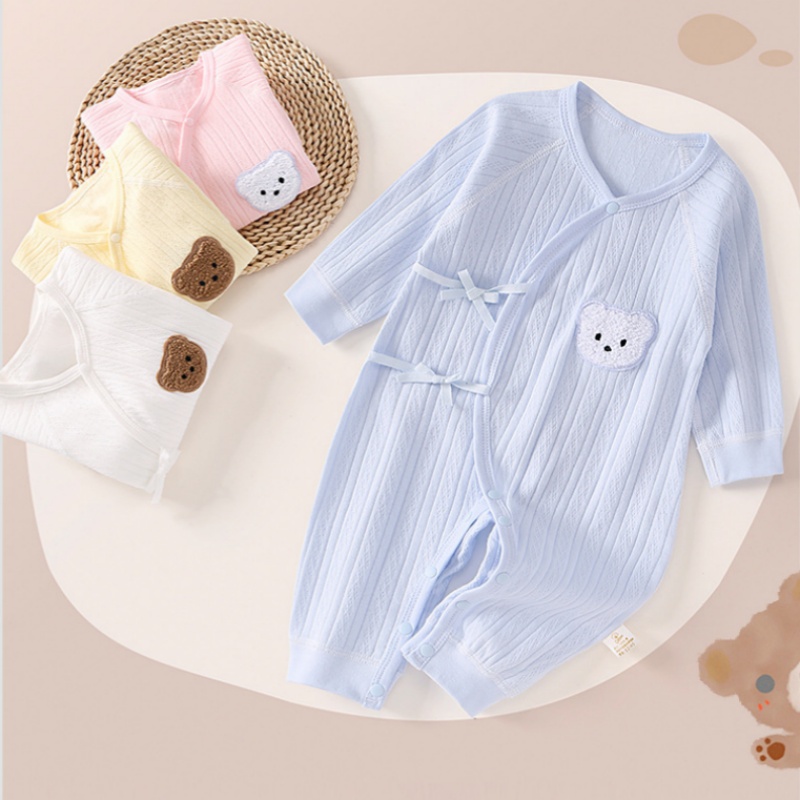 Baby Newborn Animal Bear Lace-up Romper