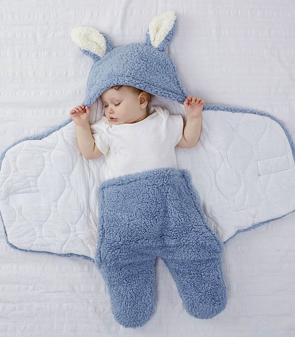 Rabbit Ears Newborn Baby Sleeping Bag