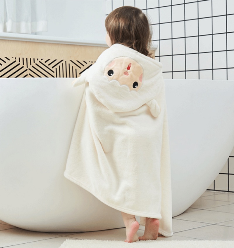Baby Toddler Cartoon Bath Poncho