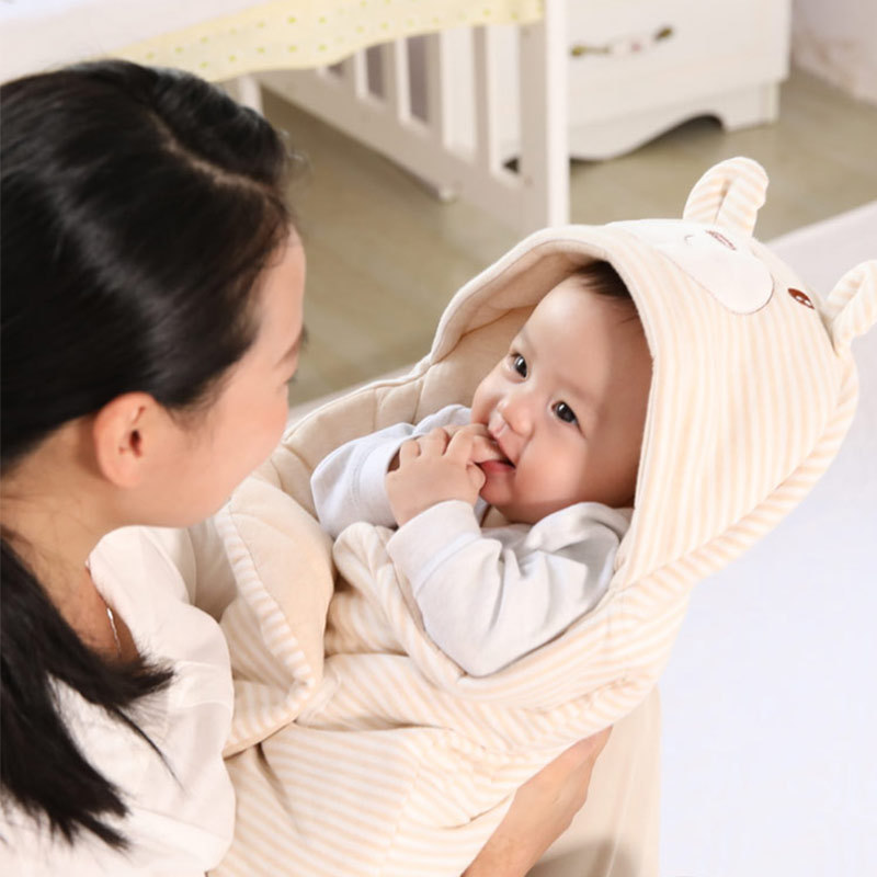 Baby newborn colorful cotton romper sleeping bag