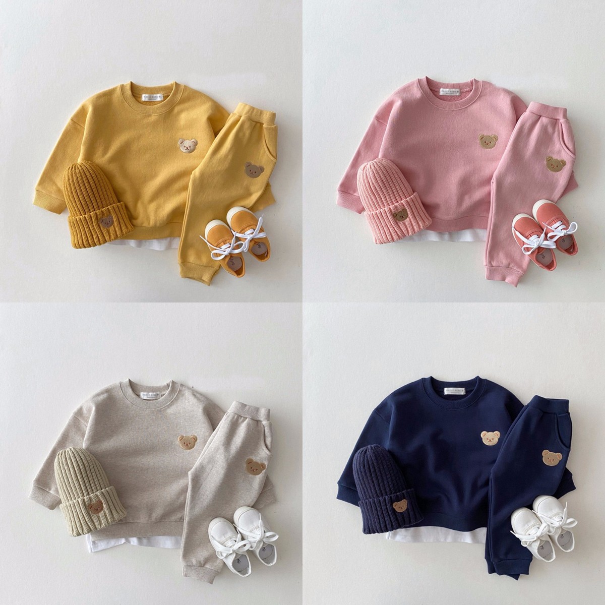 Baby Toddler Bear 2-Piece Sweater Set