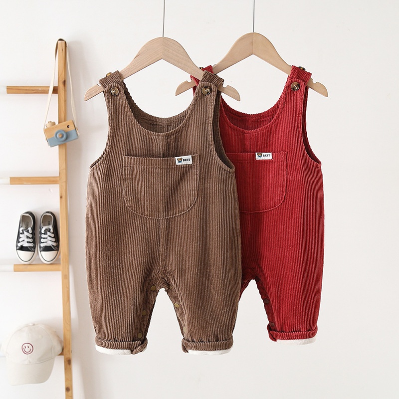Baby Toddler Padded Warm Overalls