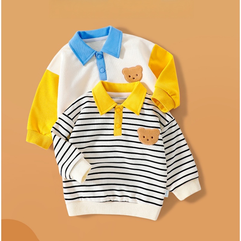 Baby Toddler Colorblocked Bear Sweatshirt