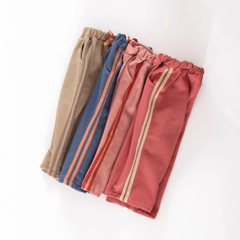 Baby Toddler Bow Tie Stripe Patchwork Pant