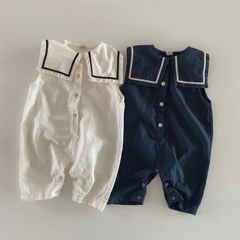 Baby Navy Style Romper