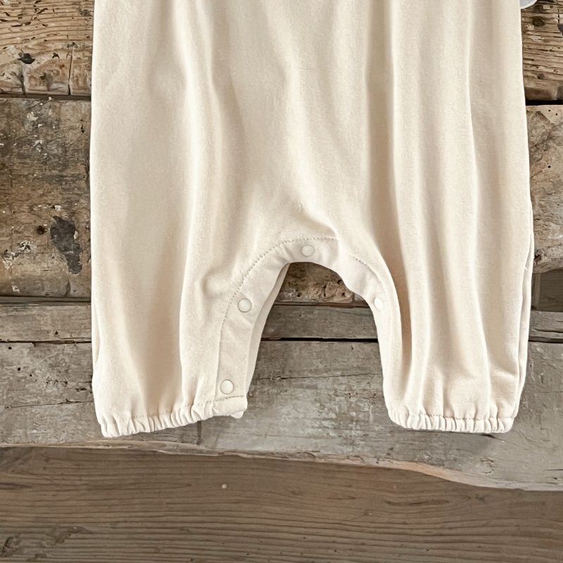 Baby Pink Striped Rabbit Overalls