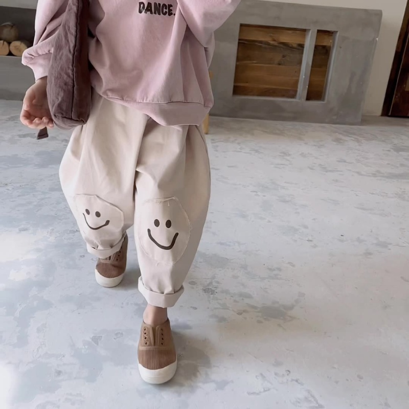 Baby Children's Smiley Face Casual Pant