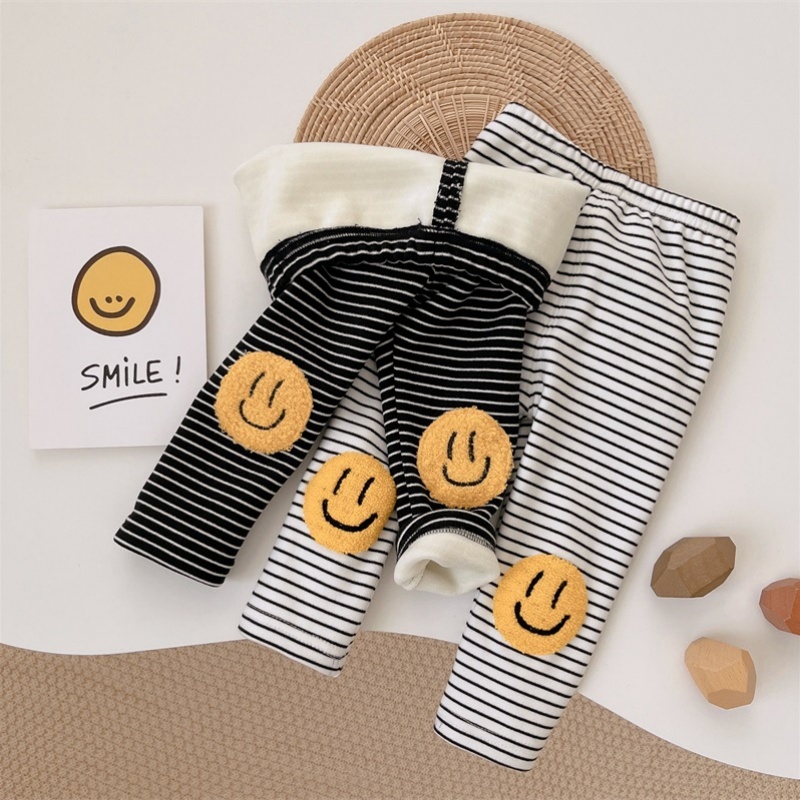 Baby Smiley Face Warm Pants
