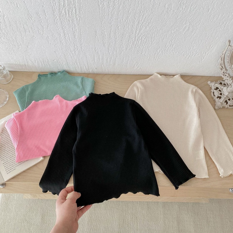 Baby Toddler Girls Half Turtleneck Bottom Top