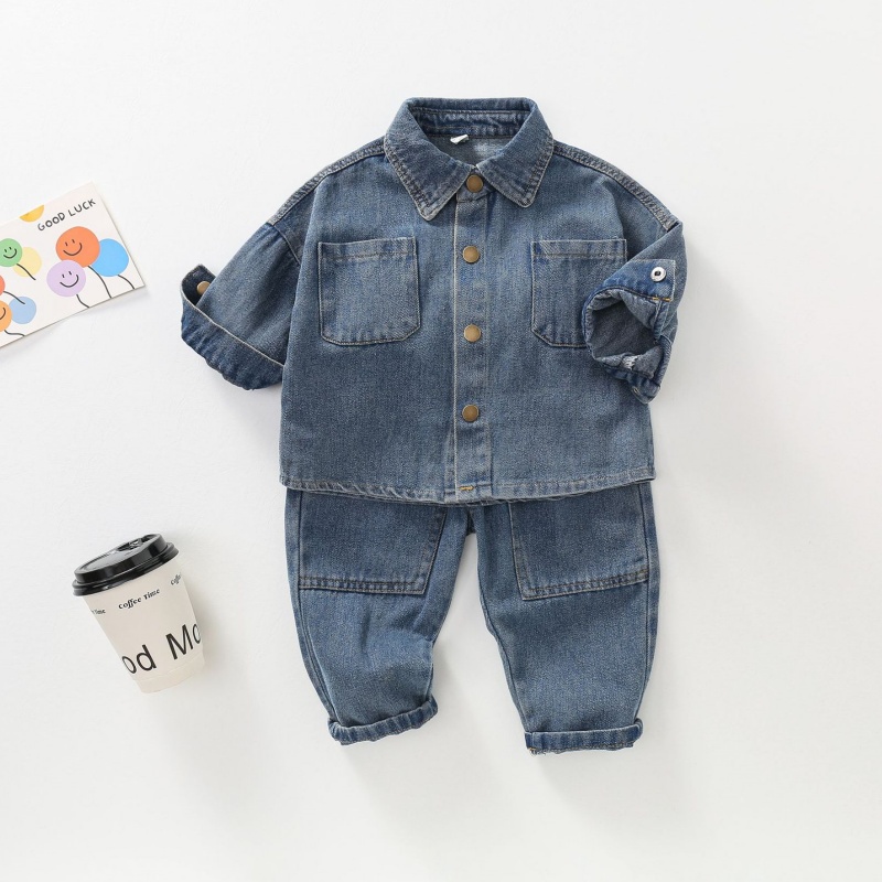 2-Piece Baby Toddler Denim Set
