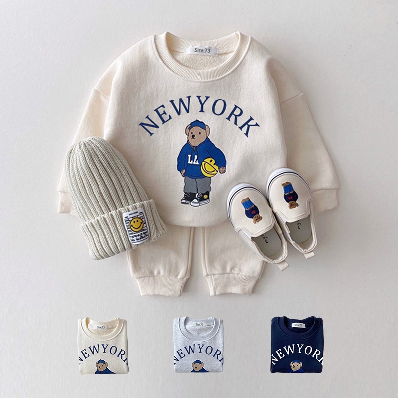 2-Piece Baby Toddler Sweatshirt Set