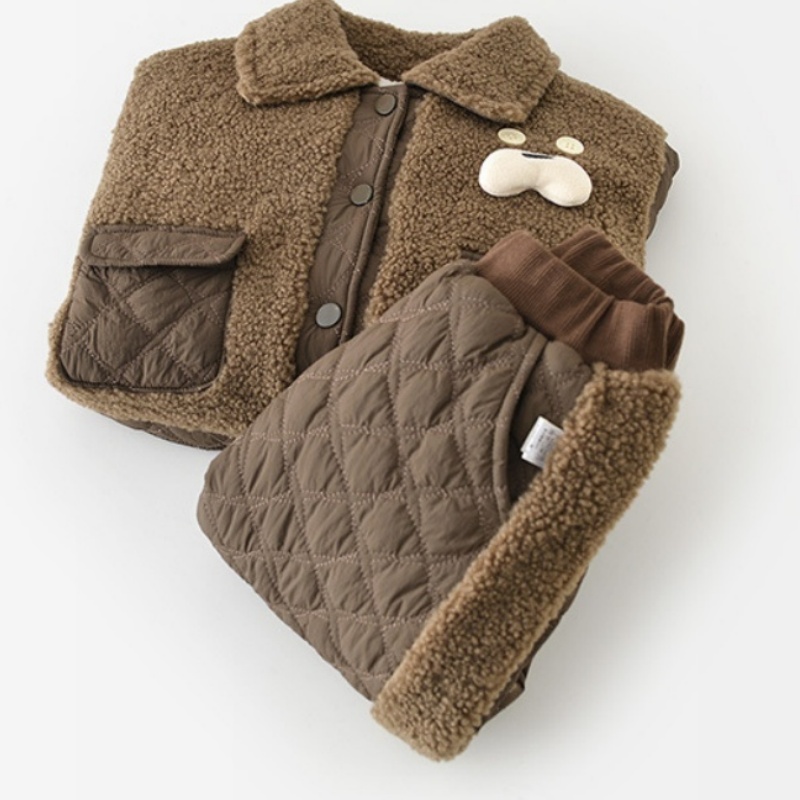 Baby Toddler 2-Piece Bear Warm Set