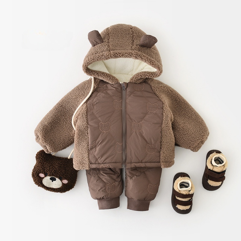 Baby Toddler 2-Piece Bear Warm Set