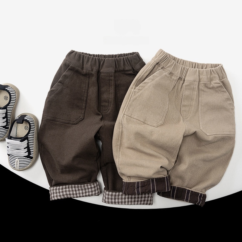 Baby Kids' Casual Fleece Pants