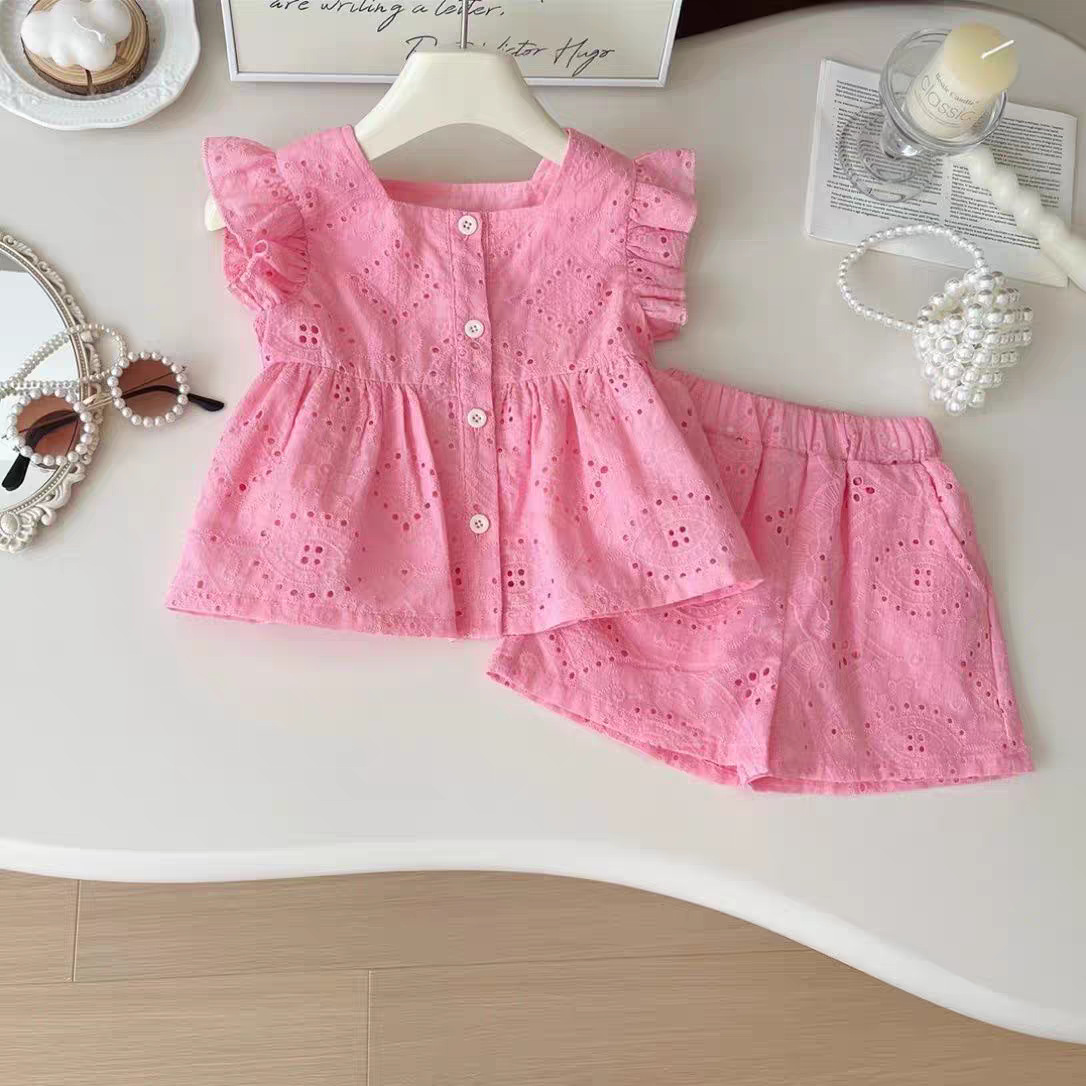 Baby & Kids Girls Lace 2-piece Set