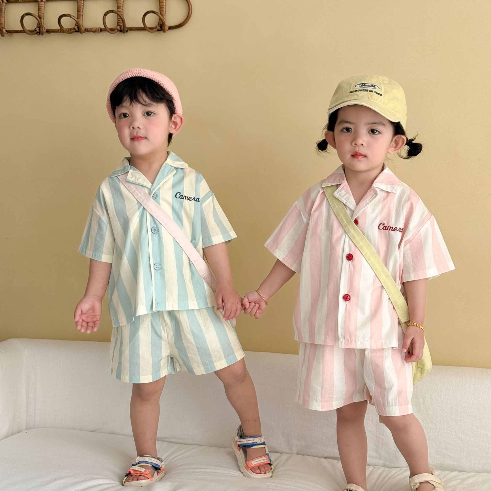 2-Piece Toddler Striped Pajama Set