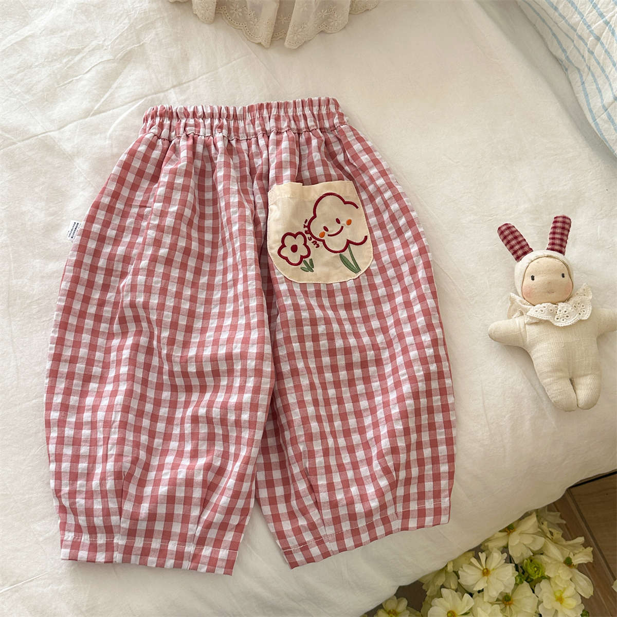 Baby& Kid Plaid Pants
