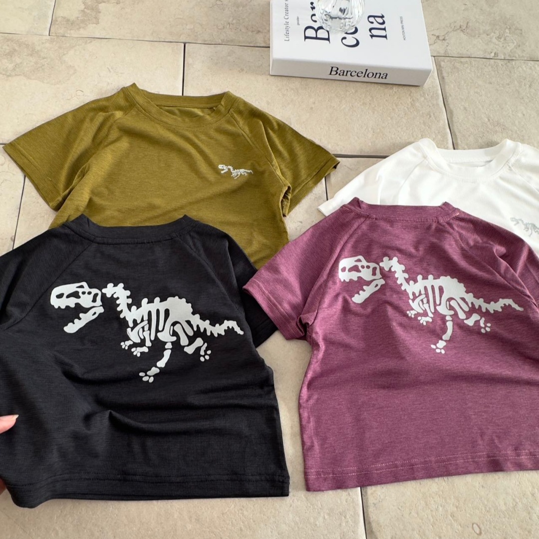 Toddler Glow Dark Dinosaur T-shirt