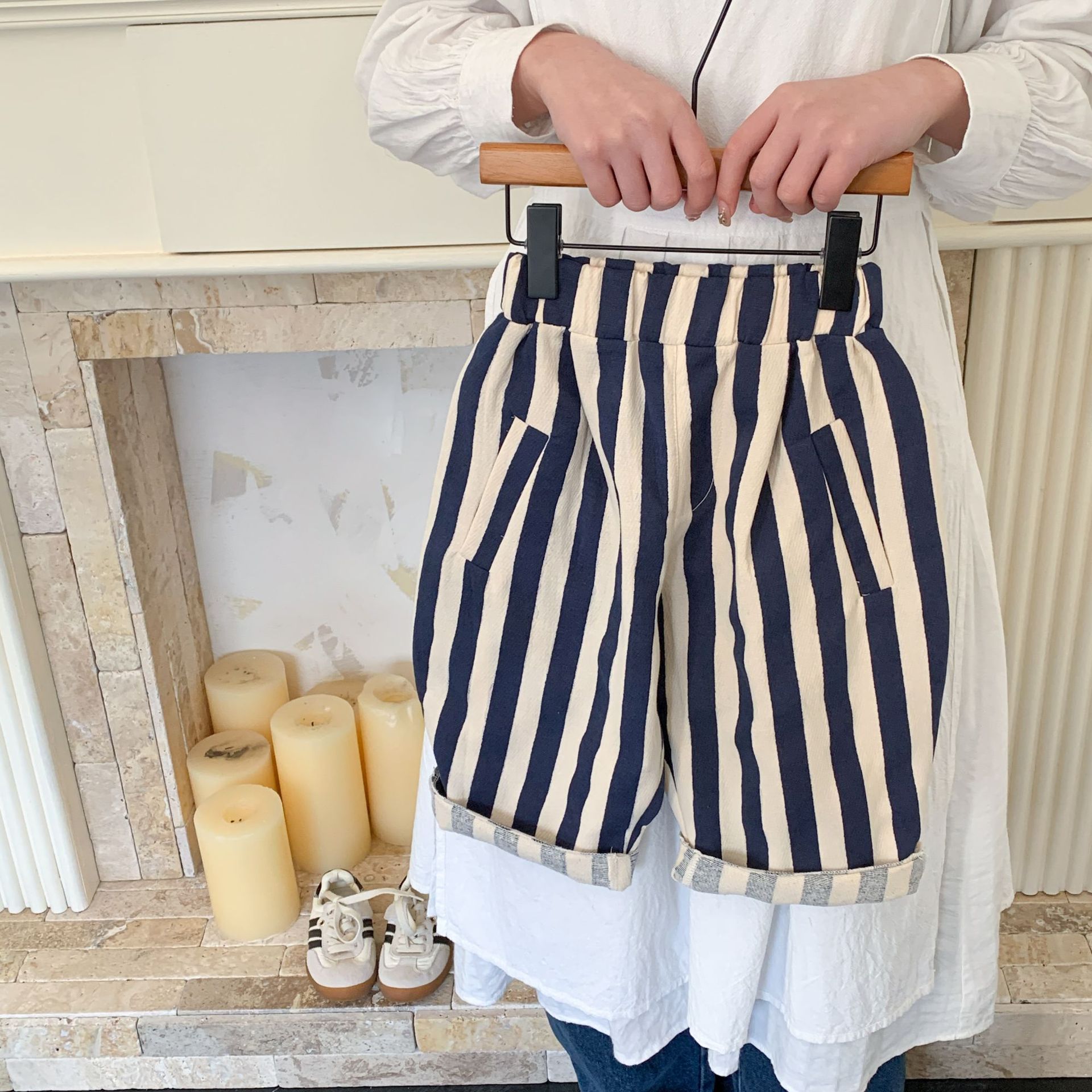 Kids Vertical Stripe Pants