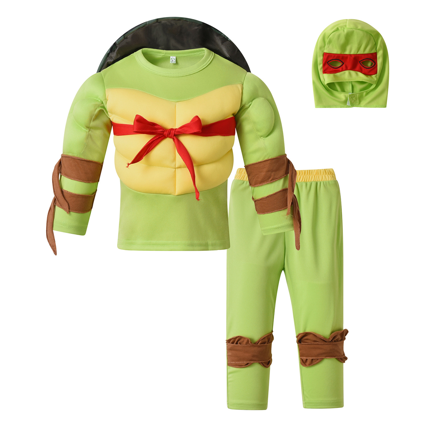 Kids Halloween Ninja Turtle Costume Set