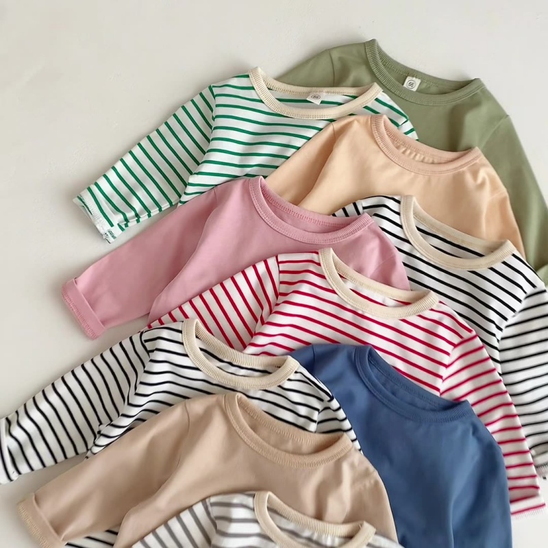 Baby Classic Striped Long Sleeve T-Shirt Top