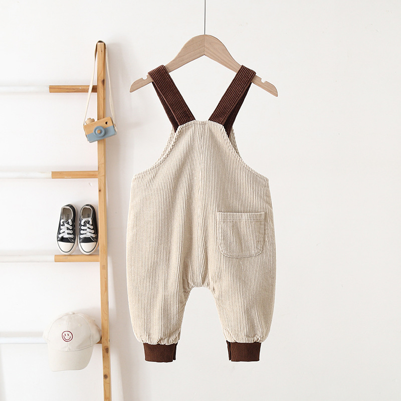 Baby Toddler Bear and Smiley Overalls