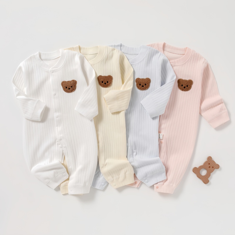 Baby Newborn Cute Animal Bear Pit Strip Romper