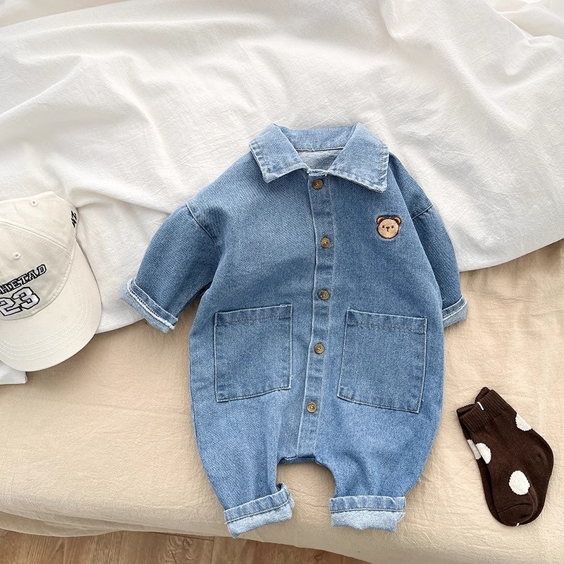 Baby Bear Cowboy Romper