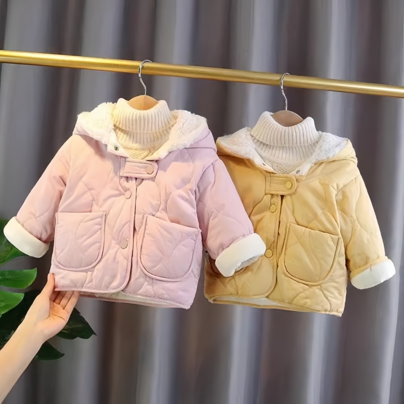 Toddler Girl Rabbit Ears Padded Cotton Jacket