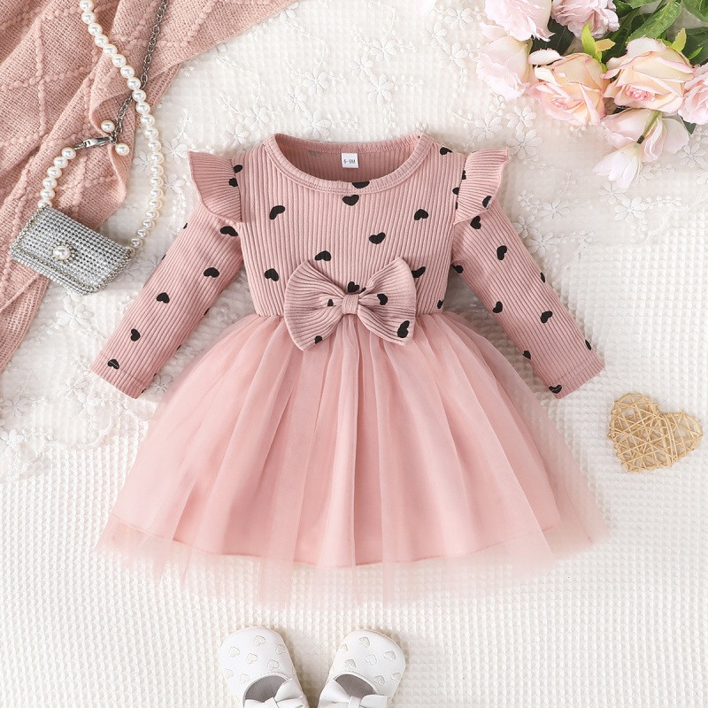 Baby Toddler Girl Bow Princess Dress