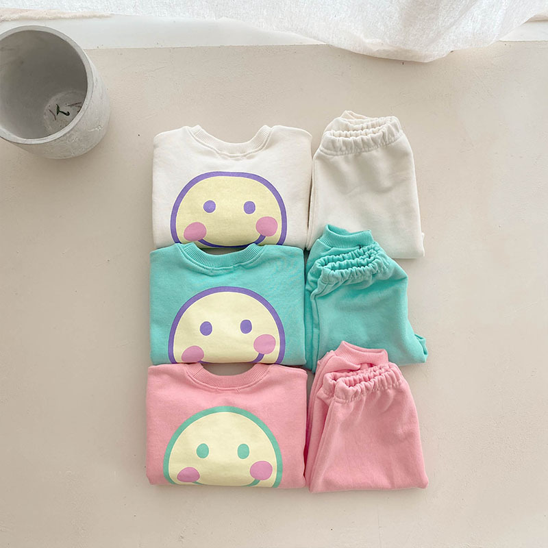 Nice Day Baby Toddler Smiley Sweater Set