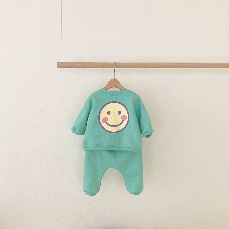 Nice Day Baby Toddler Smiley Sweater Set