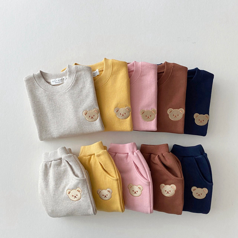 Baby Toddler Bear 2-Piece Sweater Set