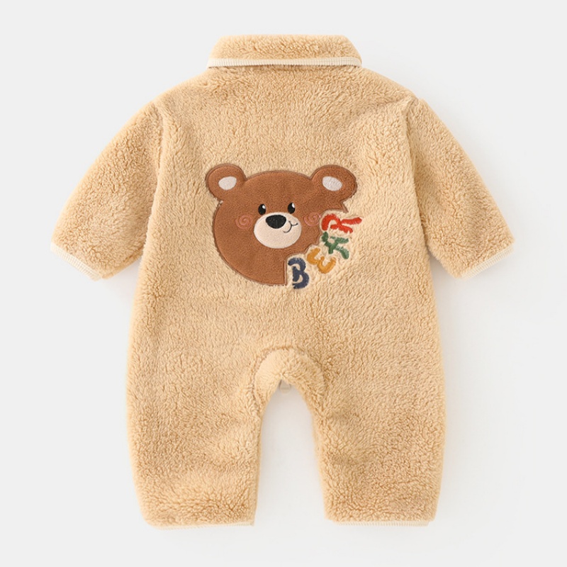 Cuddle Animal Baby Newborn Pocket Hairy Romper