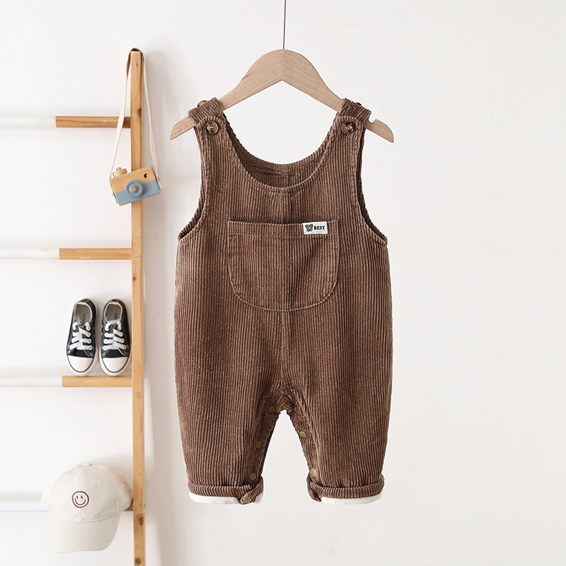 Baby Toddler Padded Warm Overalls