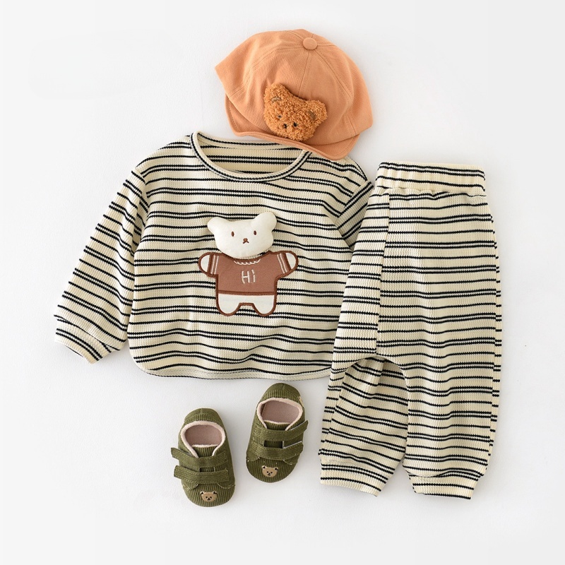 Baby Striped Bear 2-Piece Set