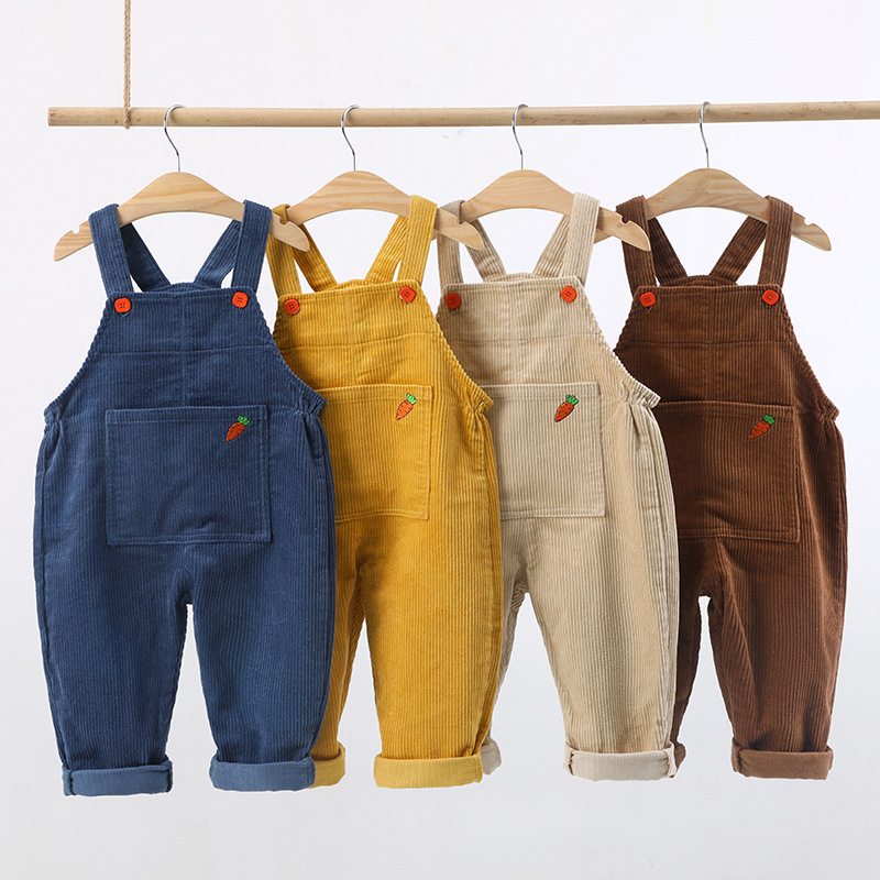 Baby Toddler Carrot Multicolor Overalls