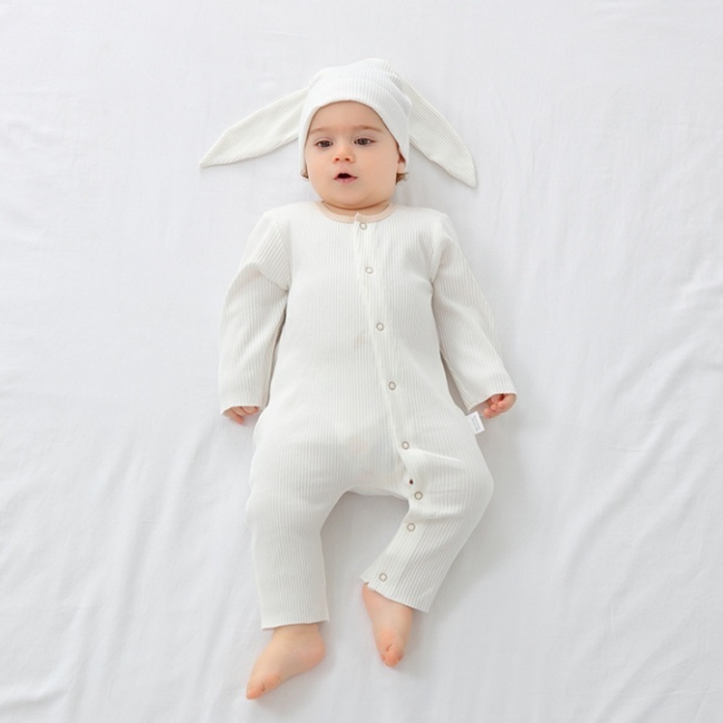 Bunny Ears Baby Newborn Romper ( send hat )