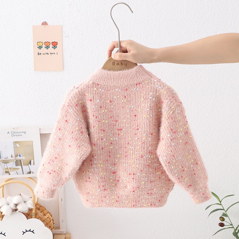 3D Heart Baby Toddler Girl Sweater
