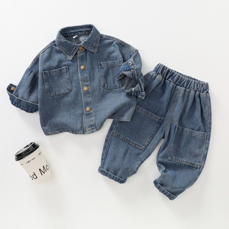 2-Piece Baby Toddler Denim Set