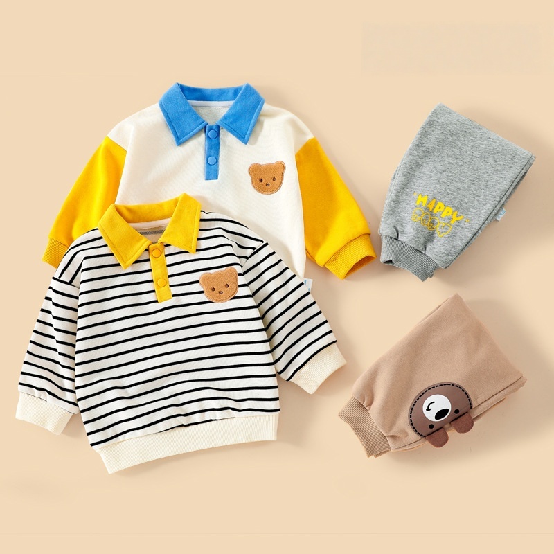 Baby Toddler Colorblocked Long Sleeve Sweatshirt