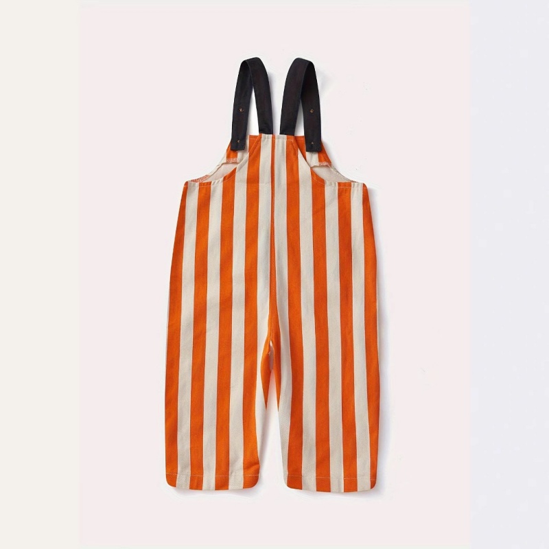 Baby Halloween Funny Pumpkin Printed Overalls