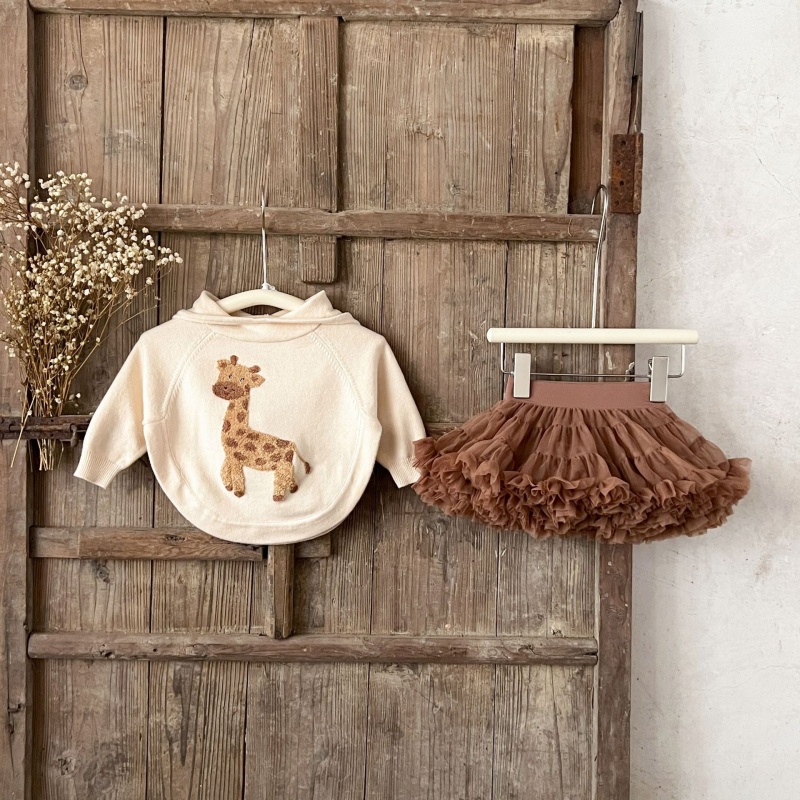 Baby Sweater Cape Coat & Short
