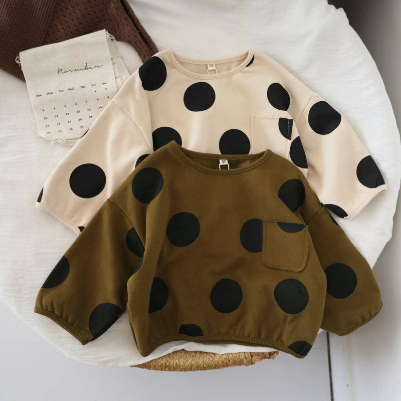 Toddler Dots Pocket Sweatshirt