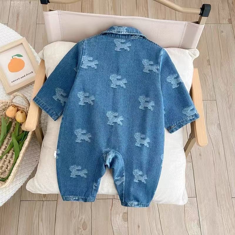 Baby Full Print Dog Romper
