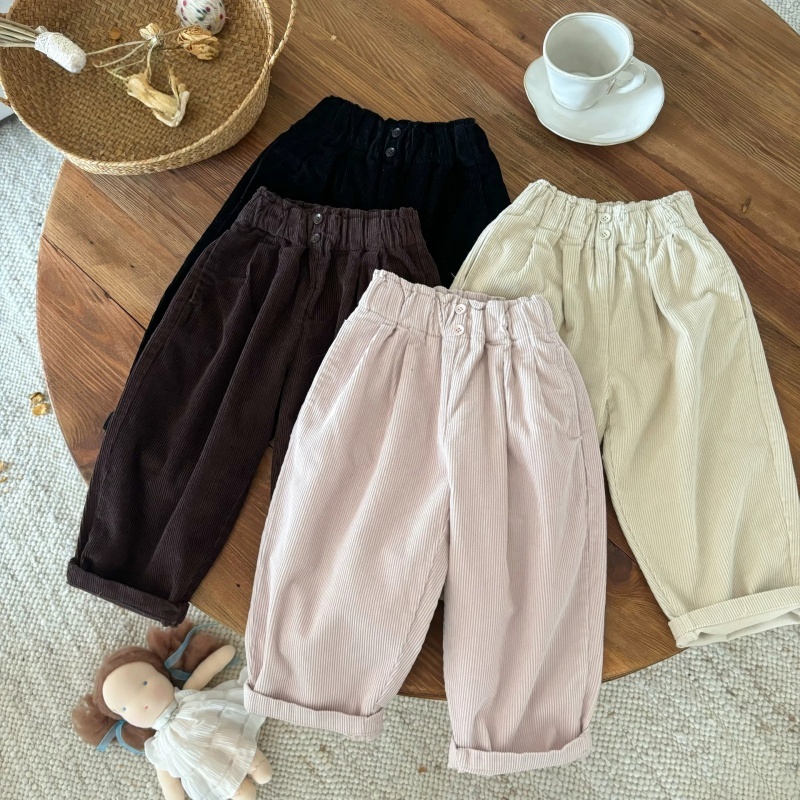 Baby Toddler Corduroy Carrot-Cut Casual Pants
