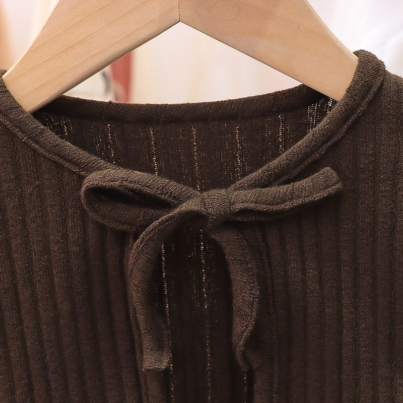 Baby Kids' Cardigan & Tank Dress 2-Piece Set